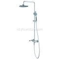 Faucet shower set dengan bak mandi bak mandi